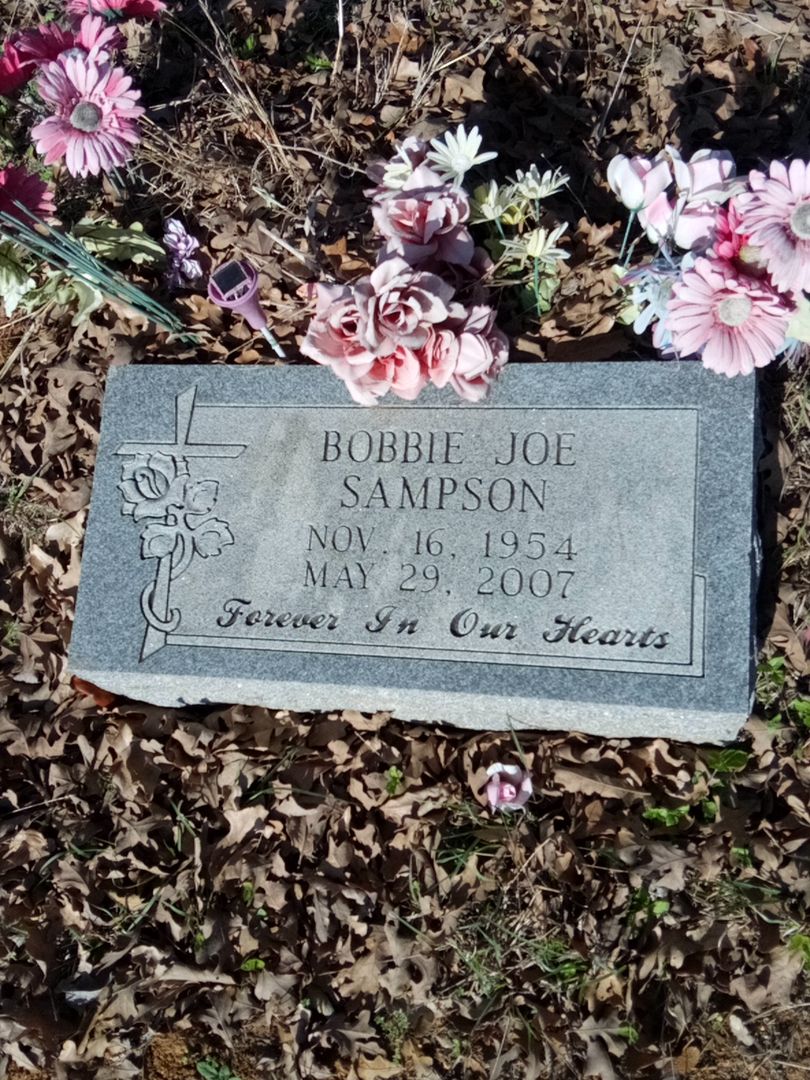 Bobbie Joe Sampson's grave. Photo 1