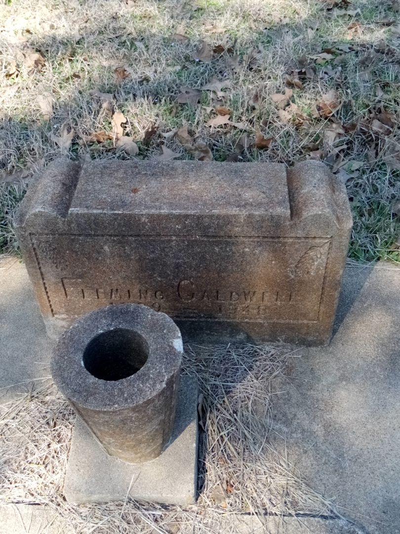 Fleming Caldwell's grave. Photo 1